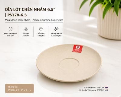 Dĩa Lót Chén Nhám 6.5