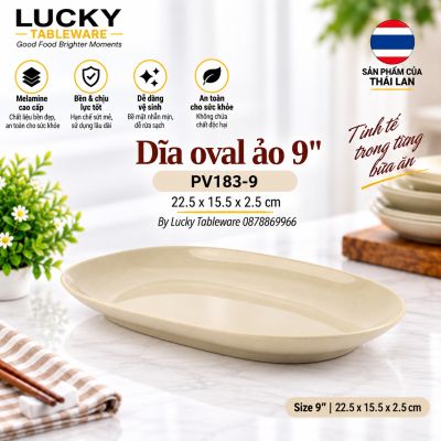 Dĩa oval ảo 9