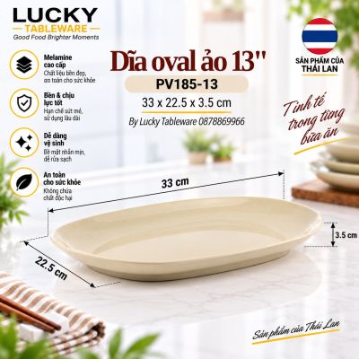 Dĩa oval ảo 13