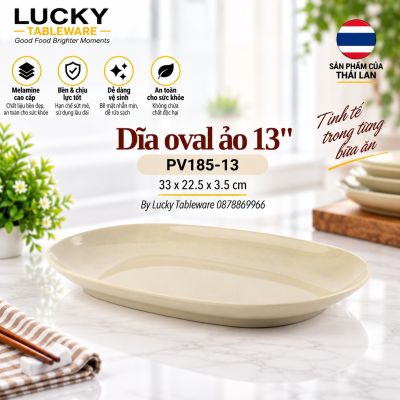 Dĩa oval ảo 13