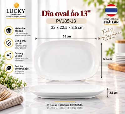 Dĩa oval ảo 13