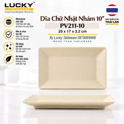 Dĩa Chữ Nhật Nhám 10
