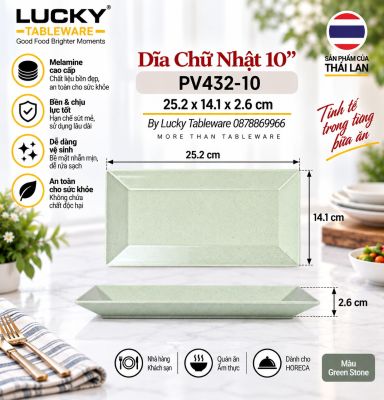 Dĩa Chữ Nhật 10