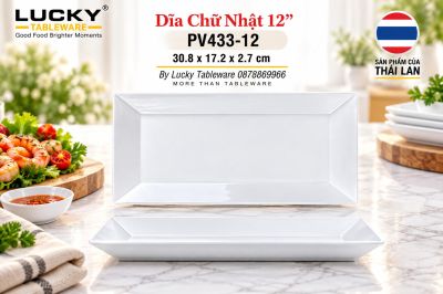 Dĩa Chữ Nhật 12