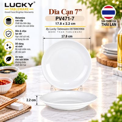 Dĩa cạn 7'' | PV471-7