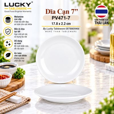 Dĩa cạn 7'' | PV471-7