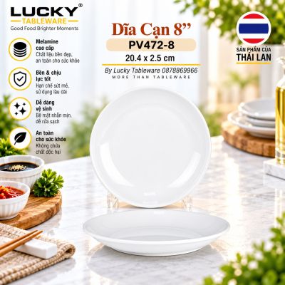 Dĩa Cạn 8'' | PV472-8
