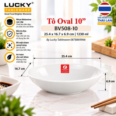 Tô oval 10