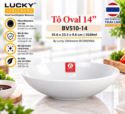 Tô oval 14