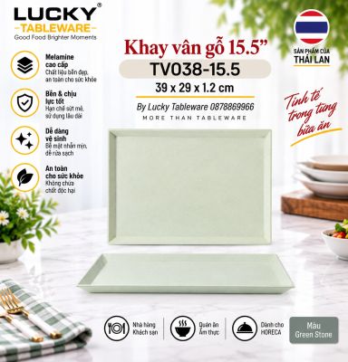 Khay vân gỗ 15.5