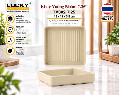 Khay Vuông Nhám 7.25