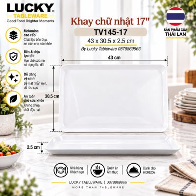 Khay chữ nhật 17