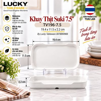 Khay Thịt Suki 7.5