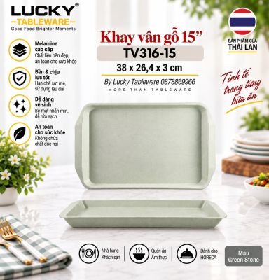 Khay vân gỗ 15
