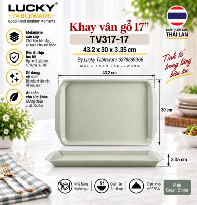 Khay vân gỗ 17
