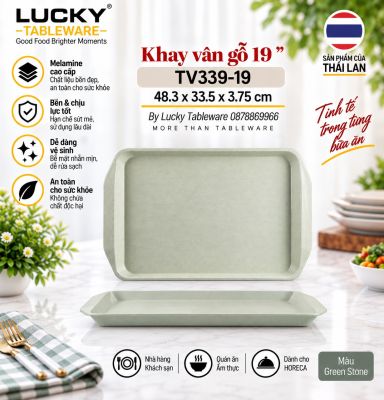 Khay vân gỗ 19