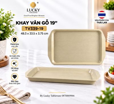 Khay vân gỗ 19