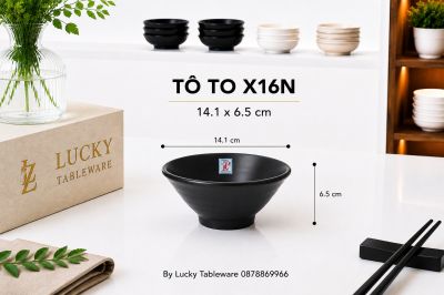 TÔ XOẮN TO X16N NHÁM ĐEN