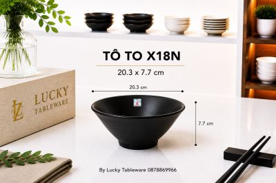 TÔ XOẮN TO X18N NHÁM ĐEN