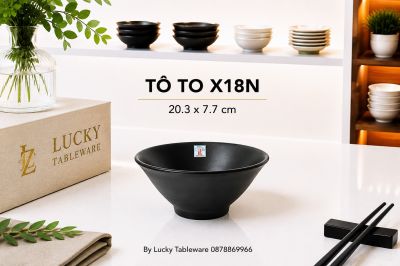 TÔ XOẮN TO X18N NHÁM ĐEN